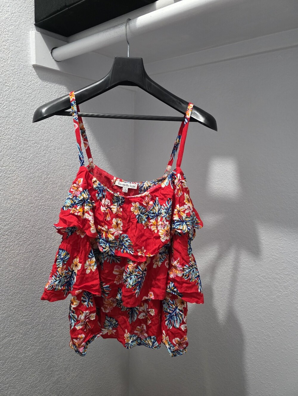 Women's L Floral Tank Top